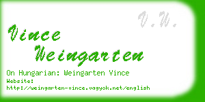 vince weingarten business card